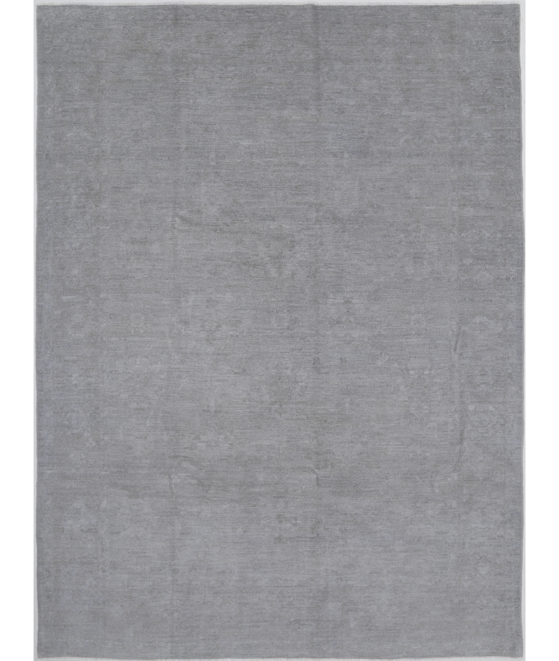 Hand Knotted Overdye Wool Rug  - 8&#39; 9&quot; X 11&#39; 8&quot; 8&#39; 9&quot; X 11&#39; 8&quot; (267 X 356) / Grey / N/A