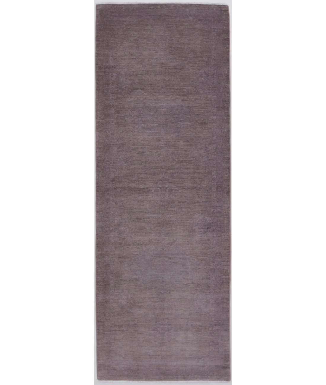 Hand Knotted Overdye Wool Rug  - 2&#39; 8&quot; X 8&#39; 3&quot; 2&#39; 8&quot; X 8&#39; 3&quot; (81 X 251) / Lilac / Lilac