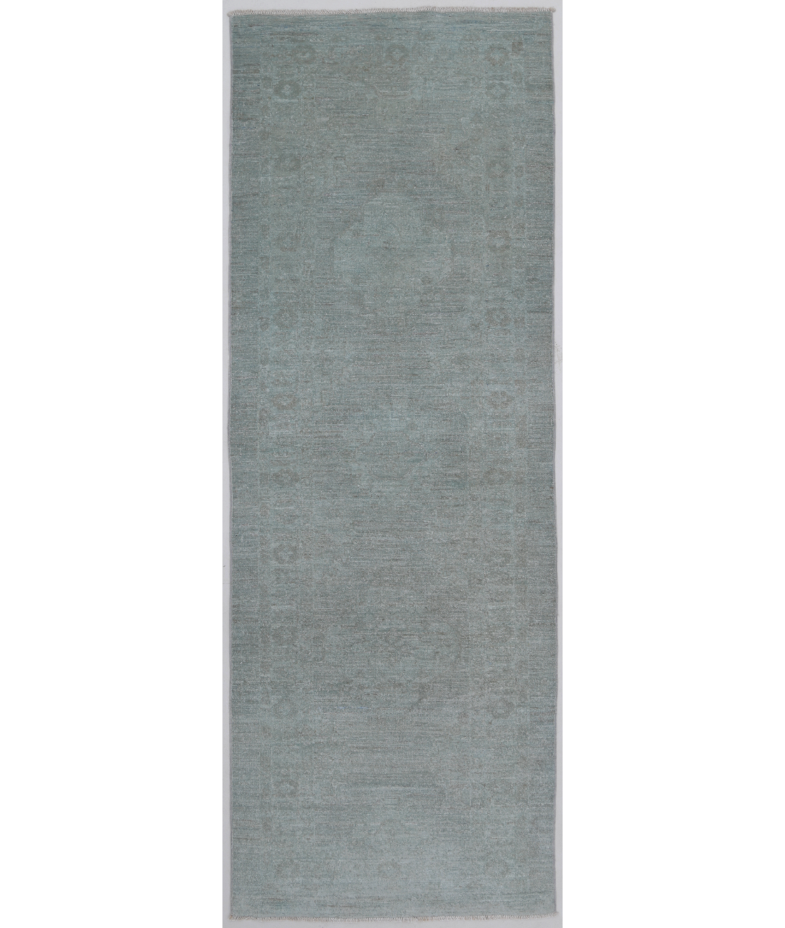 Hand Knotted Overdye Wool Rug  - 2&#39; 9&quot; X 7&#39; 11&quot; 2&#39; 9&quot; X 7&#39; 11&quot; (84 X 241) / Green / N/A