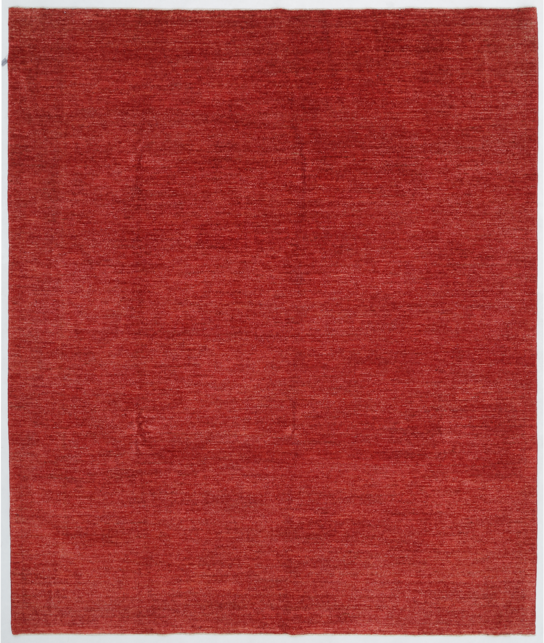 Hand Knotted Overdye Wool Rug  - 8&#39; 1&quot; X 9&#39; 7&quot; 8&#39; 1&quot; X 9&#39; 7&quot; (246 X 292) / Red / Red