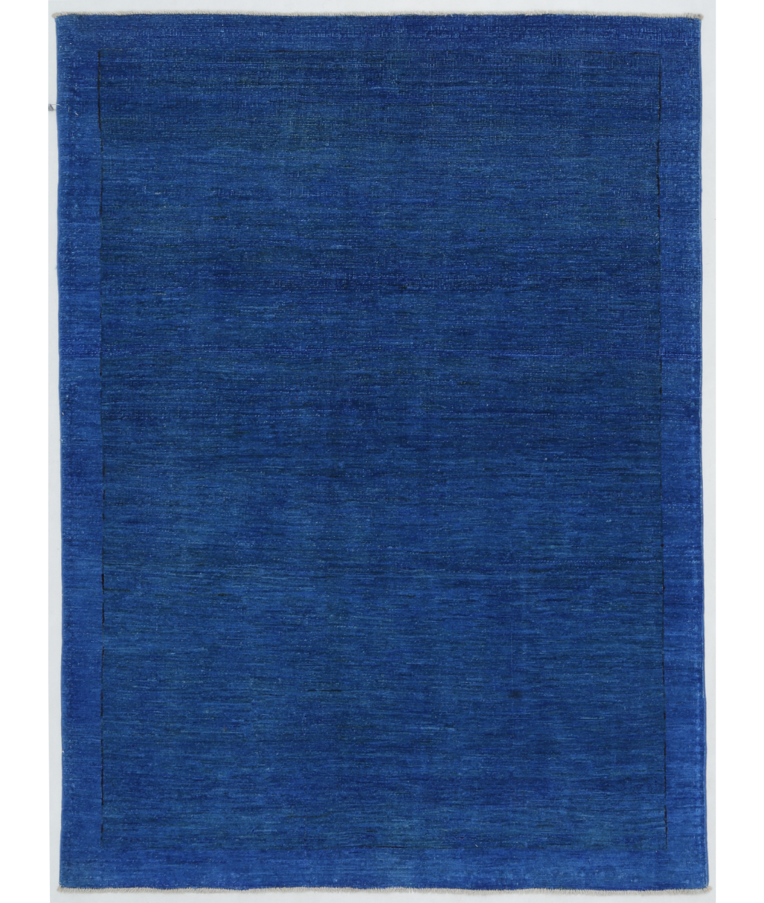 Hand Knotted Overdye Wool Rug  - 4&#39; 9&quot; X 6&#39; 5&quot; 4&#39; 9&quot; X 6&#39; 5&quot; (145 X 196) / Blue / Blue