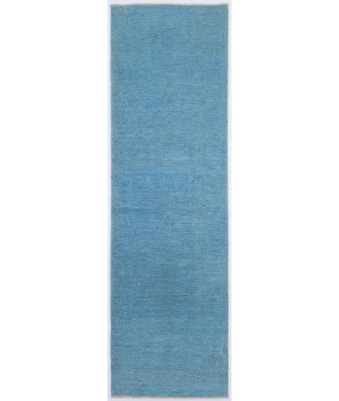 Hand Knotted Overdye Wool Rug  - 2&#39; 6&quot; X 8&#39; 3&quot; 2&#39; 6&quot; X 8&#39; 3&quot; (76 X 251) / Blue / Blue