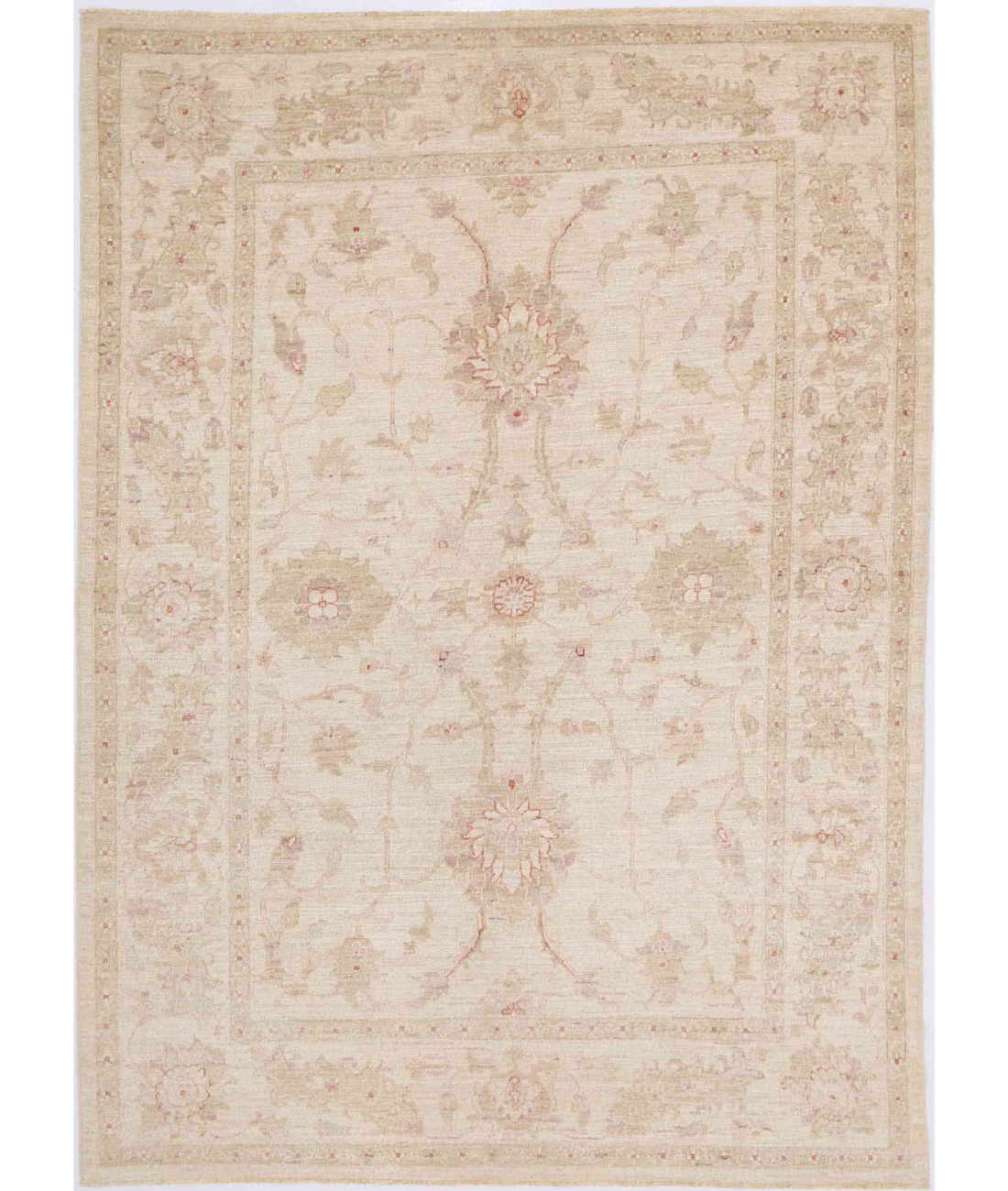 Hand Knotted Serenity Wool Rug  - 8&#39; 10&quot; X 11&#39; 11&quot; 8&#39; 10&quot; X 11&#39; 11&quot; (269 X 363) / Brown / Ivory