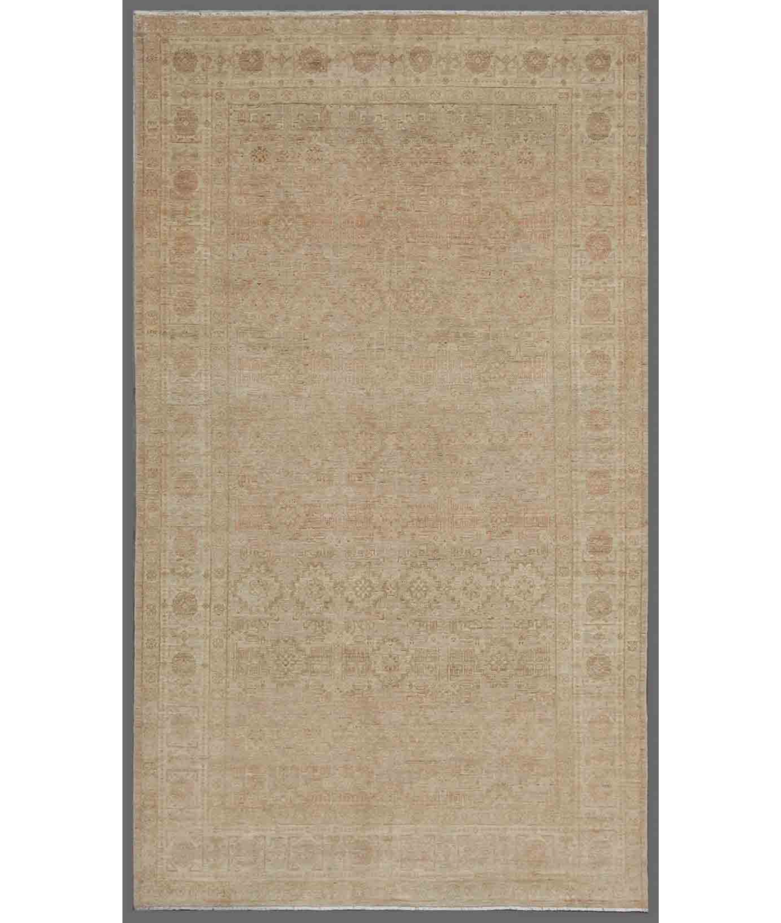 Hand Knotted Serenity Wool Rug  - 6&#39; 2&quot; X 11&#39; 3&quot; 6&#39; 2&quot; X 11&#39; 3&quot; (188 X 343) / Green / Ivory