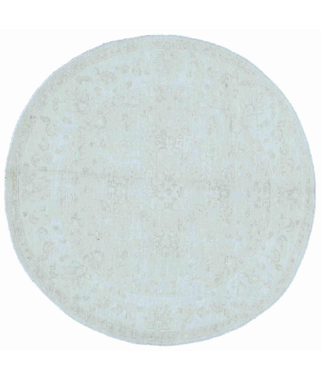 Hand Knotted Serenity Wool Rug  - 7&#39; 10&quot; X 7&#39; 11&quot; 7&#39; 10&quot; X 7&#39; 11&quot; (239 X 241) / Brown / Ivory