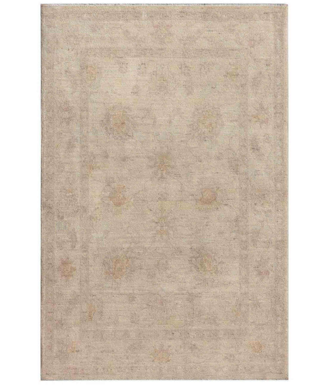 Hand Knotted Serenity Wool Rug  - 3' 3" X 4' 10" 3' 3" X 4' 10" (99 X 147) / Brown / Brown