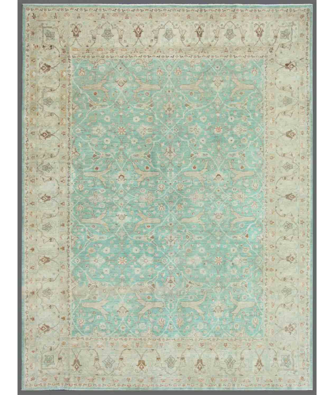 Hand Knotted Serenity Wool Rug  - 8&#39; 8&quot; X 11&#39; 5&quot; 8&#39; 8&quot; X 11&#39; 5&quot; (264 X 348) / Brown / Ivory