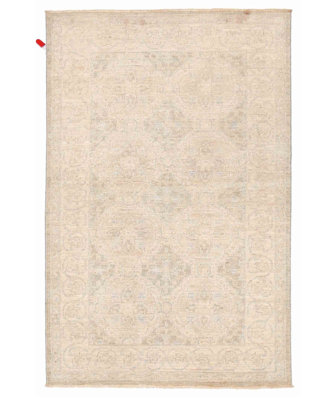 Hand Knotted Serenity Wool Rug  - 3&#39; 1&quot; X 4&#39; 9&quot; 3&#39; 1&quot; X 4&#39; 9&quot; (94 X 145) / Brown / Beige