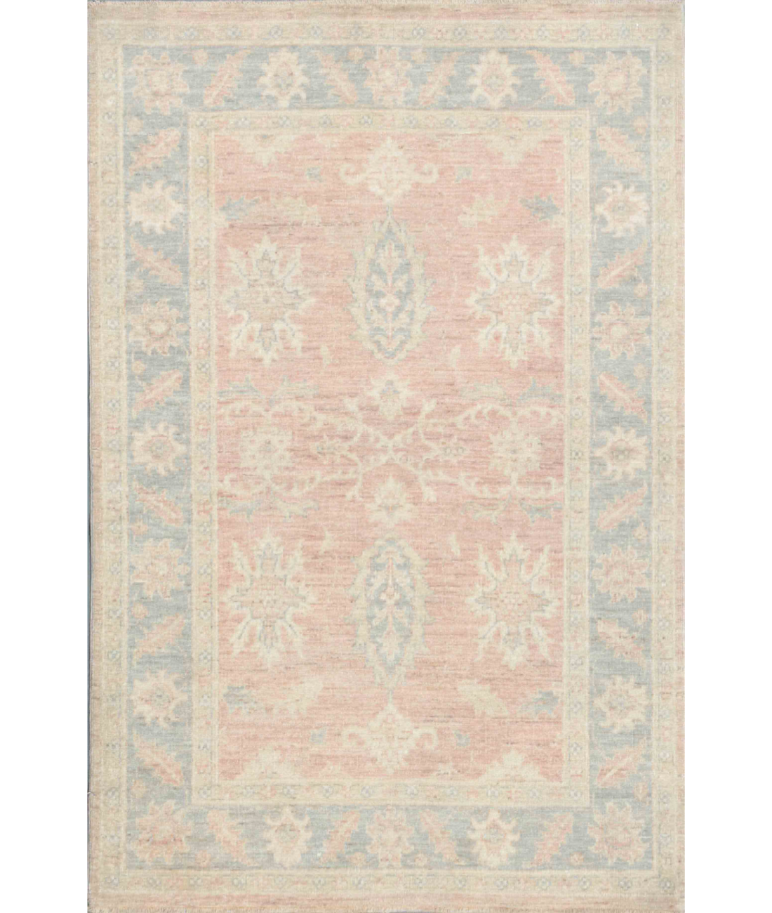 Hand Knotted Serenity Wool Rug  - 3&#39; 3&quot; X 5&#39; 0&quot; 3&#39; 3&quot; X 5&#39; 0&quot; (99 X 152) / Brown / Blue