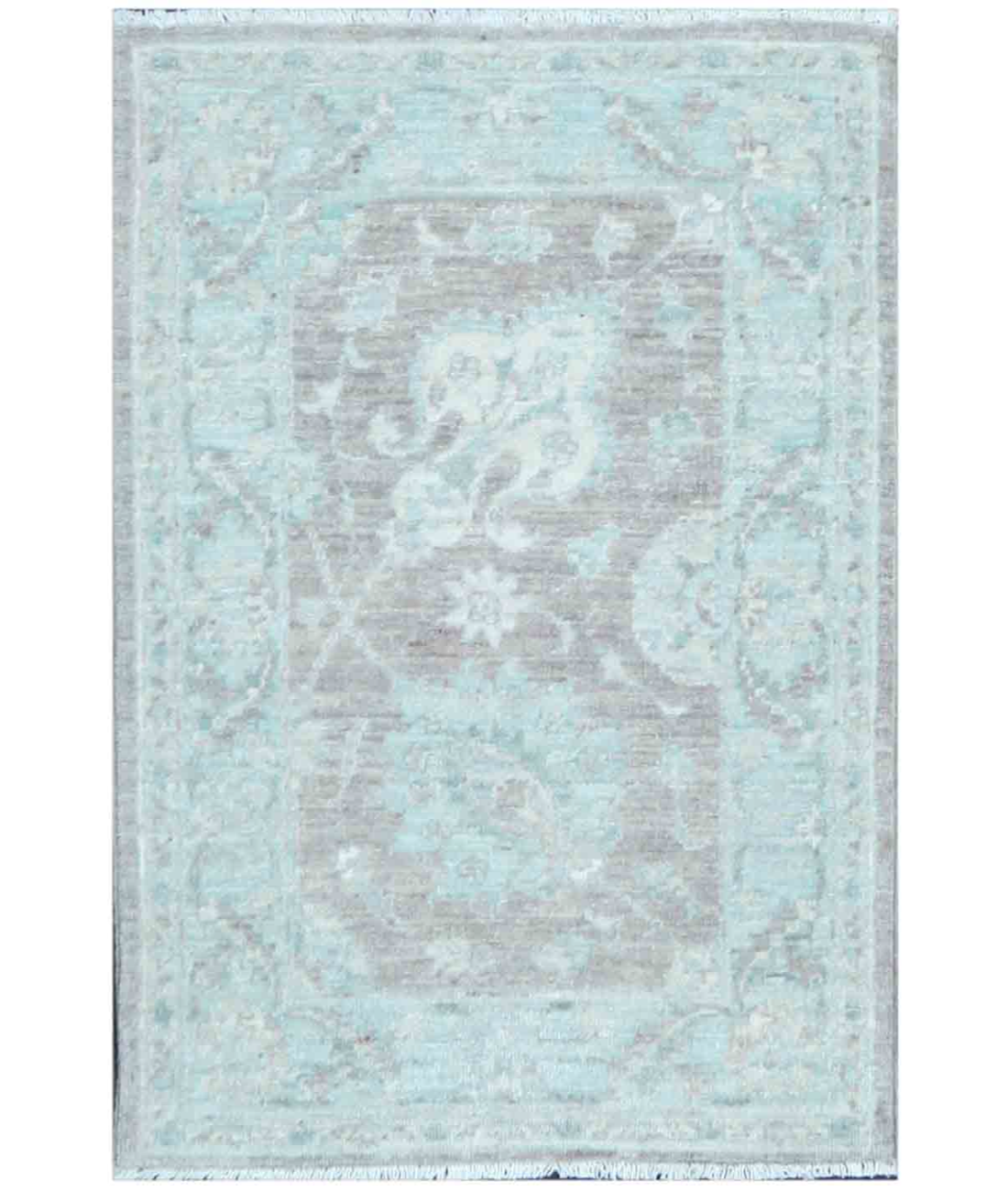 Hand Knotted Serenity Wool Rug  - 2' 0" X 3' 0" 2' 0" X 3' 0" (61 X 91) / Brown / N/A