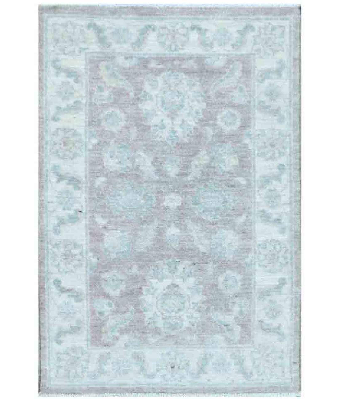 Hand Knotted Serenity Wool Rug  - 2' 0" X 3' 0" 2' 0" X 3' 0" (61 X 91) / Brown / Ivory