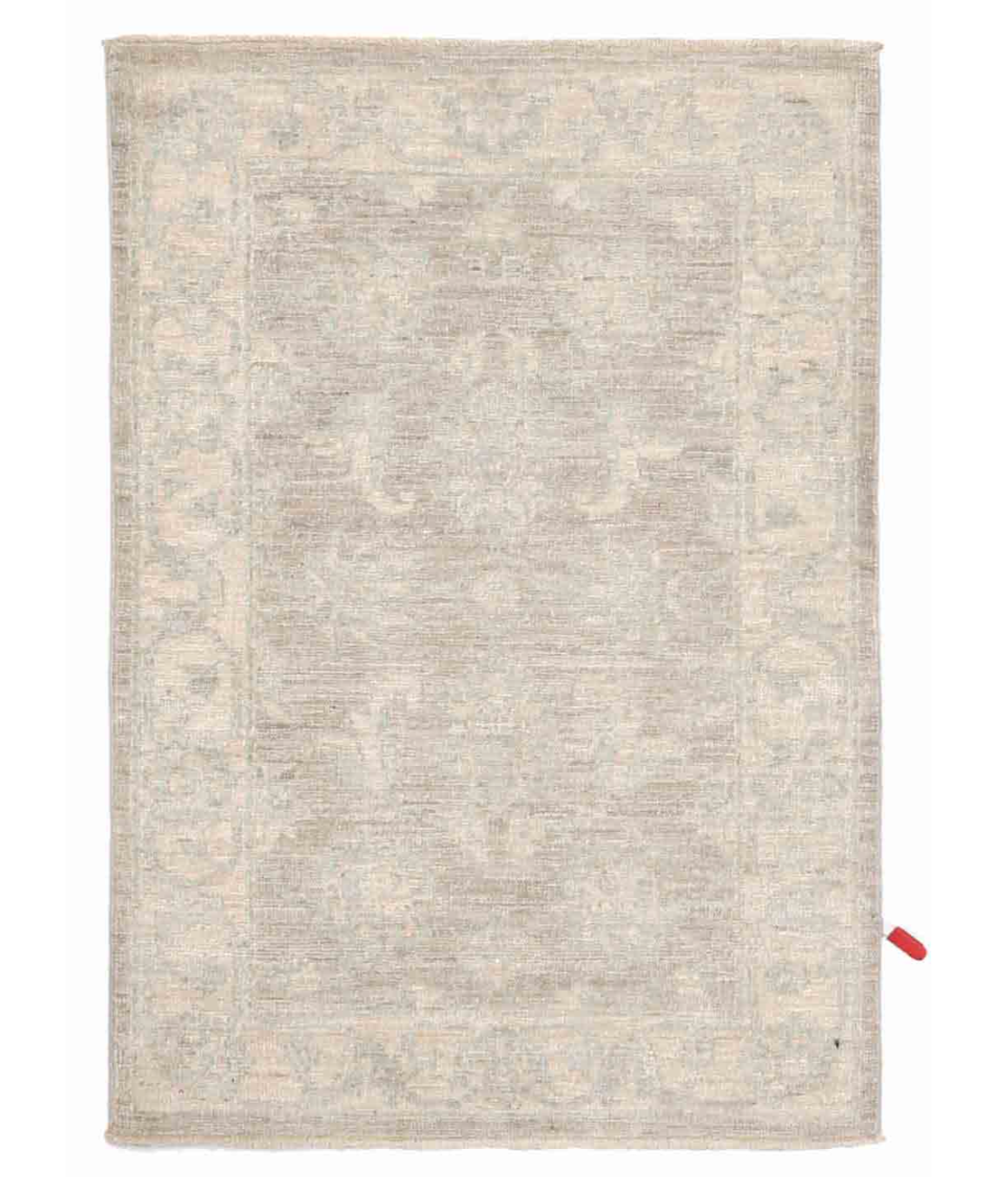 Hand Knotted Serenity Wool Rug  - 2' 2" X 3' 1" 2' 2" X 3' 1" (66 X 94) / Green / Ivory