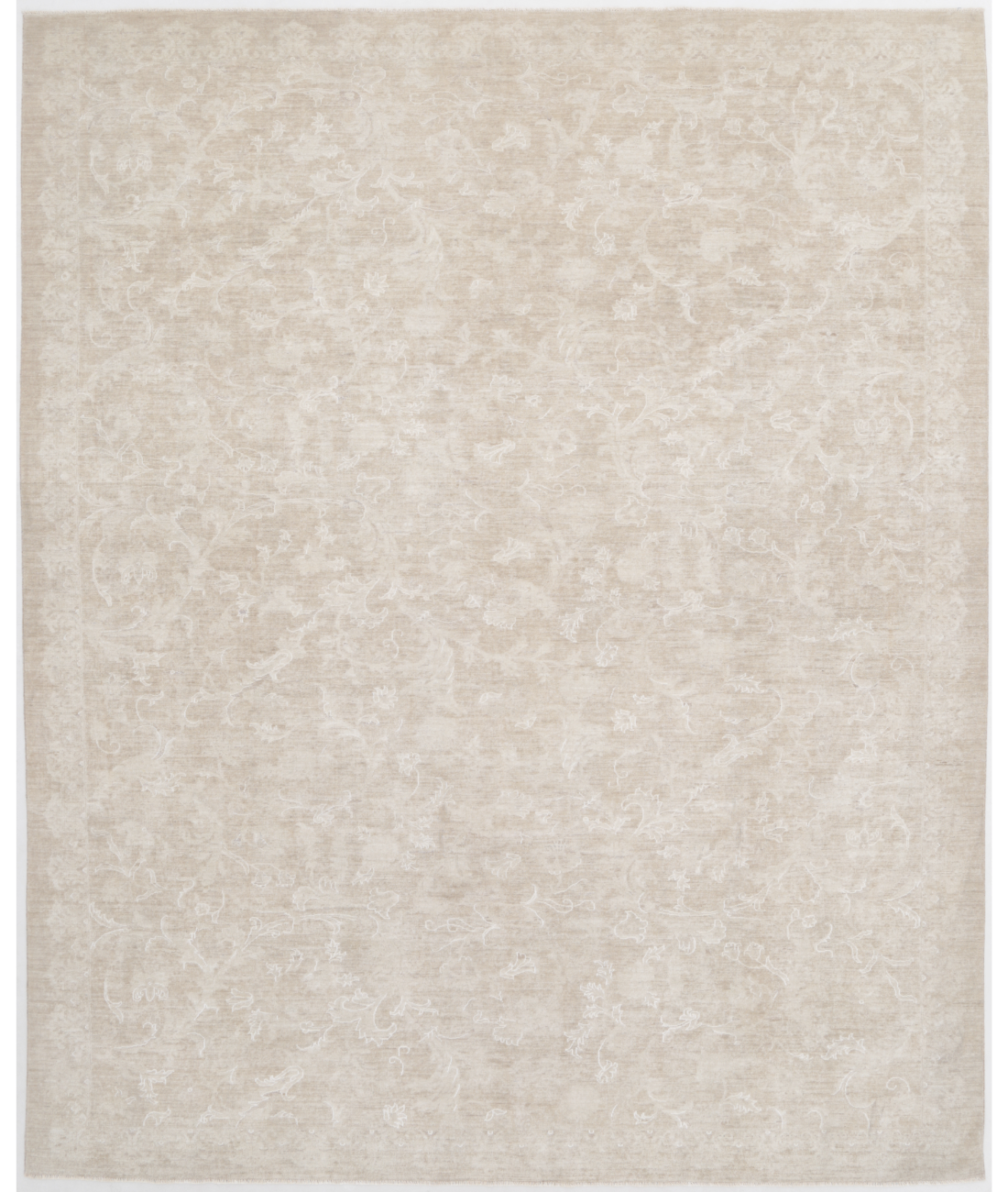 Hand Knotted Serenity Wool Rug  - 9&#39; 11&quot; X 12&#39; 6&quot; 9&#39; 11&quot; X 12&#39; 6&quot; (302 X 381) / Brown / Brown