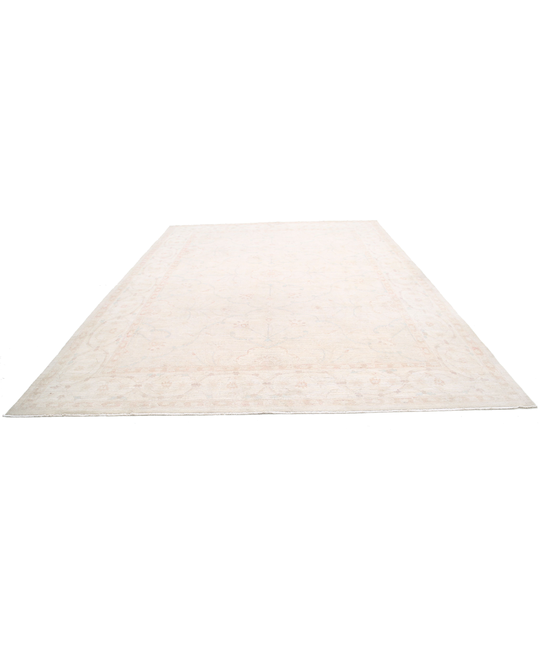 Hand Knotted Serenity Wool Rug  - 10' 4" X 13' 7" 10' 4" X 13' 7" (315 X 414) / Ivory / Taupe