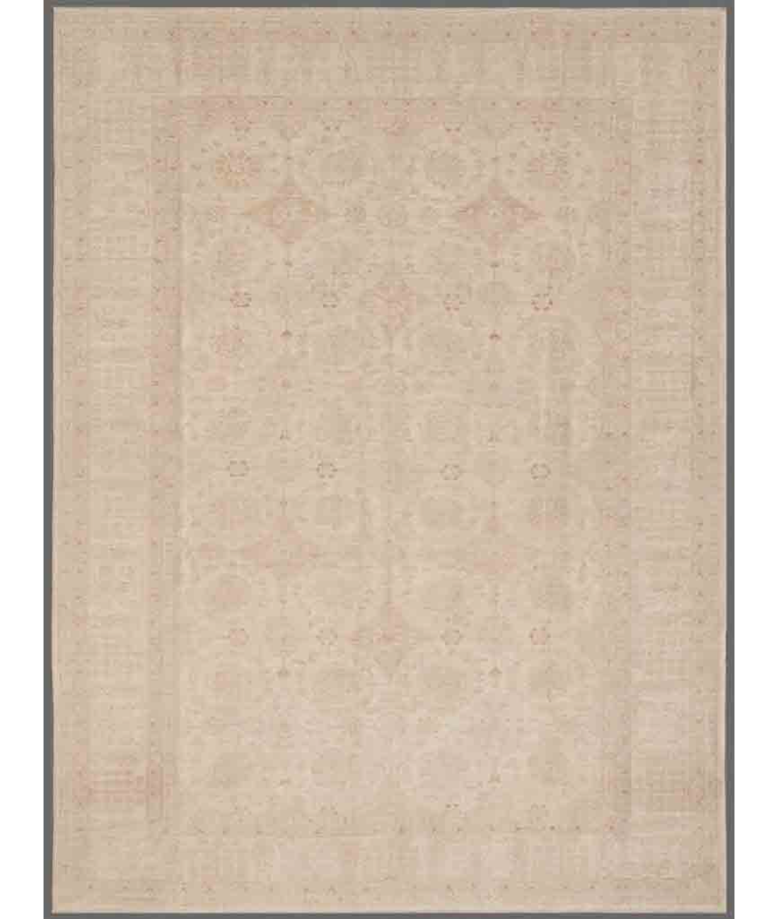 Hand Knotted Serenity Wool Rug  - 8&#39; 11&quot; X 11&#39; 9&quot; 8&#39; 11&quot; X 11&#39; 9&quot; (272 X 358) / Ivory / Taupe