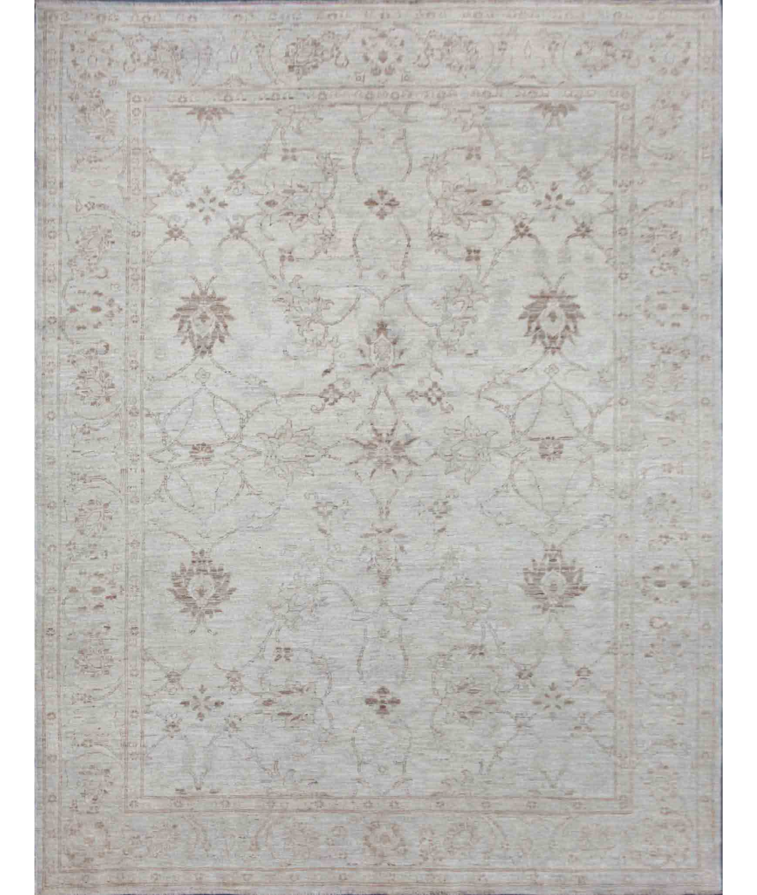 Hand Knotted Serenity Wool Rug  - 5&#39; 6&quot; X 7&#39; 0&quot; 5&#39; 6&quot; X 7&#39; 0&quot; (168 X 213) / Ivory / Taupe