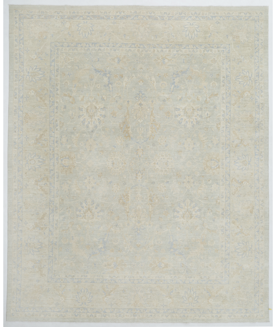 Hand Knotted Serenity Wool Rug  - 11&#39; 9&quot; X 14&#39; 6&quot; 11&#39; 9&quot; X 14&#39; 6&quot; (358 X 442) / Grey / Taupe