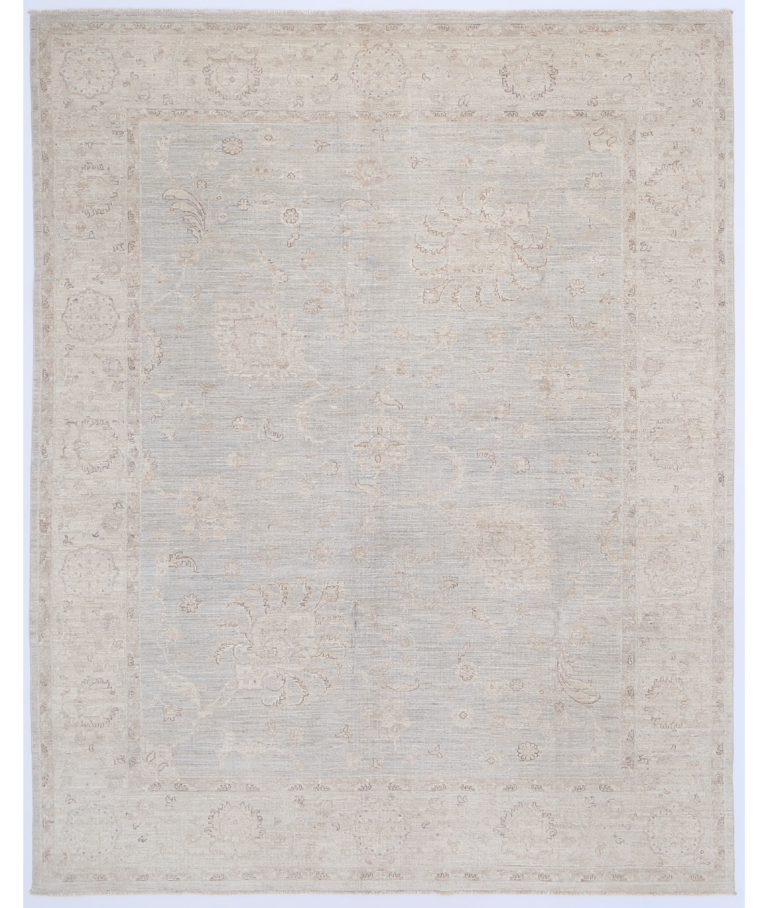 Hand Knotted Serenity Wool Rug  - 8' 2" X 10' 0" 8' 2" X 10' 0" (249 X 305) / Grey / Ivory