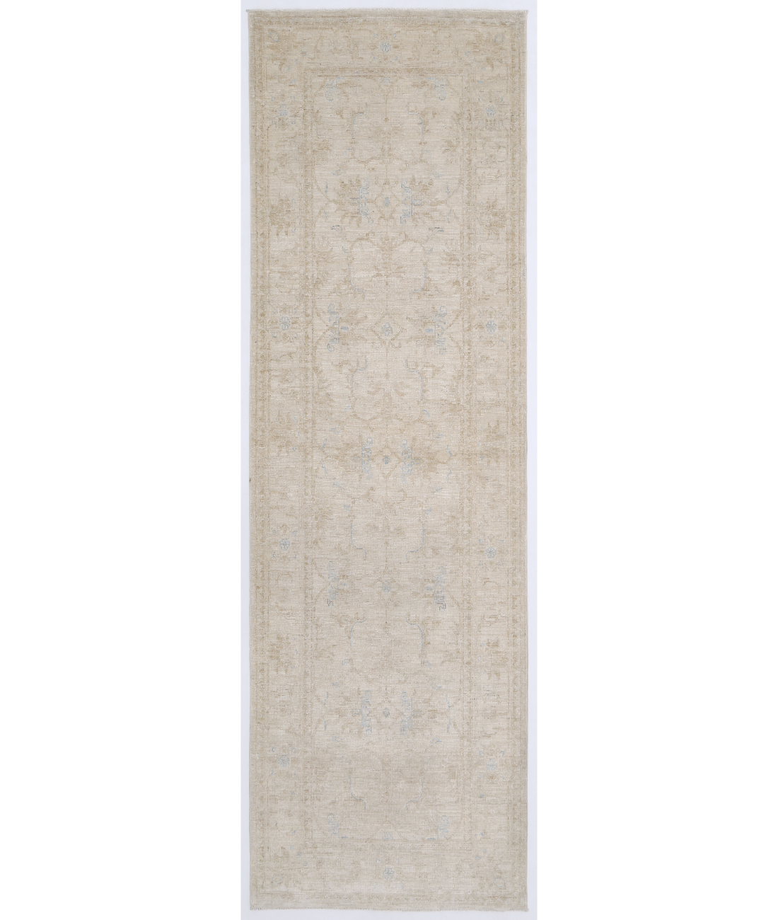 Hand Knotted Serenity Wool Rug  - 2&#39; 7&quot; X 8&#39; 5&quot; 2&#39; 7&quot; X 8&#39; 5&quot; (79 X 257) / Ivory / Gold