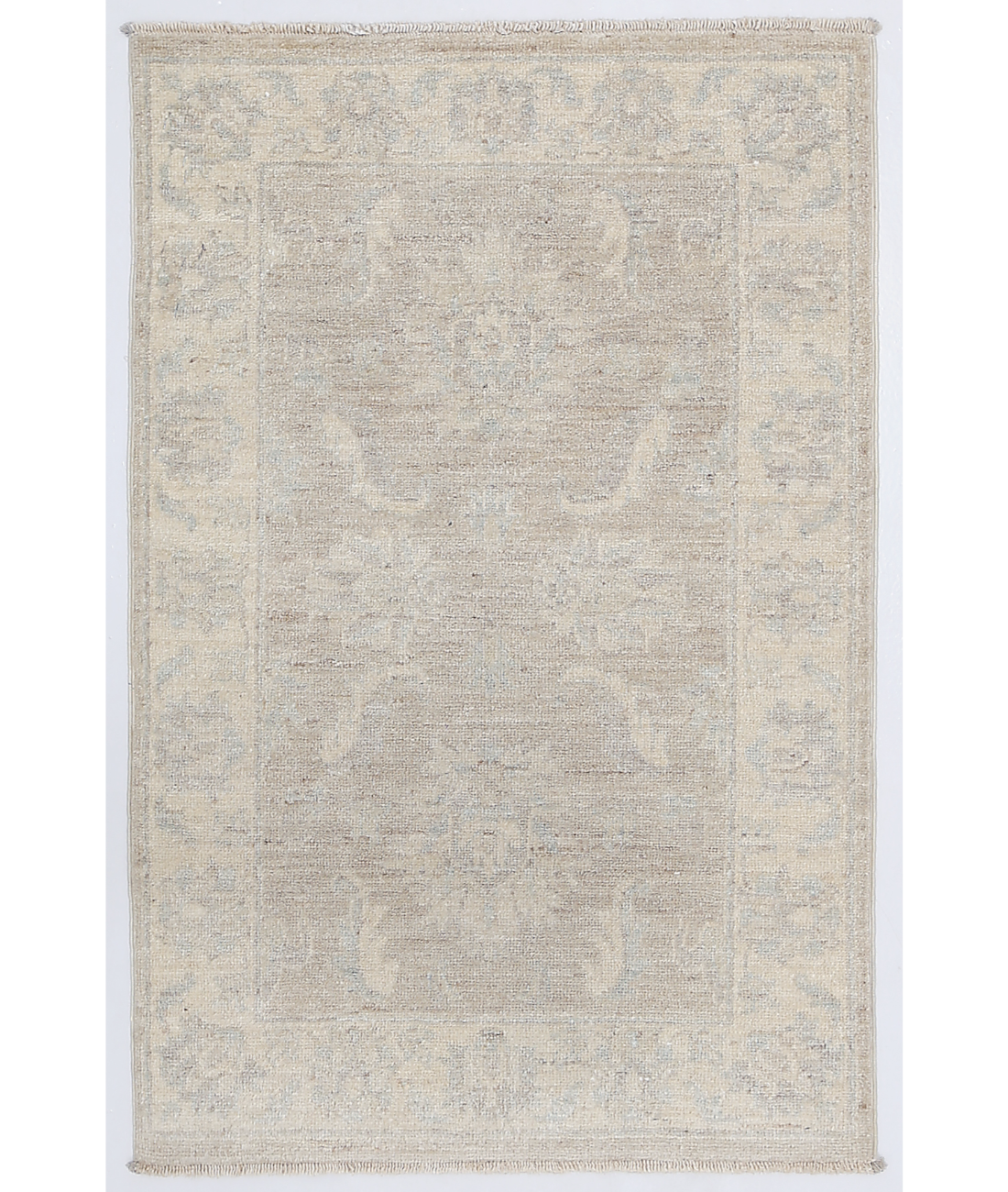 Hand Knotted Serenity Wool Rug  - 2&#39; 1&quot; X 3&#39; 1&quot; 2&#39; 1&quot; X 3&#39; 1&quot; (64 X 94) / Beige / Ivory