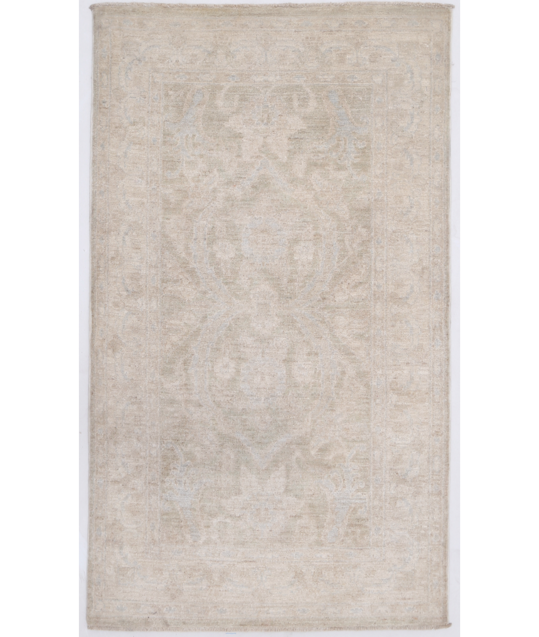 Hand Knotted Serenity Wool Rug  - 2&#39; 9&quot; X 4&#39; 9&quot; 2&#39; 9&quot; X 4&#39; 9&quot; (84 X 145) / Ivory / Ivory