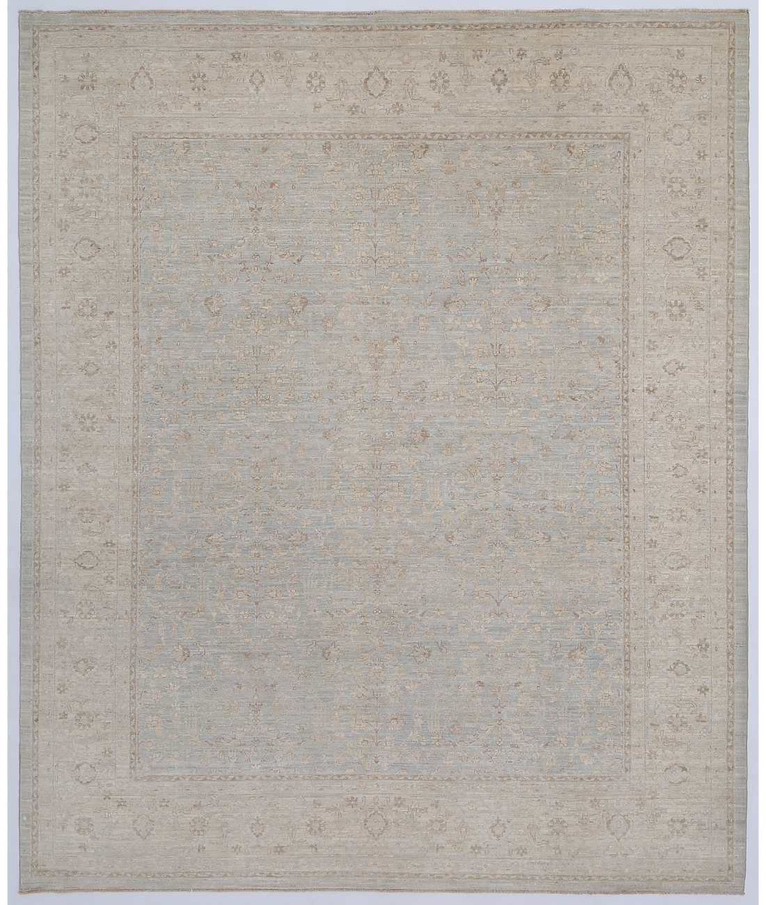 Hand Knotted Serenity Wool Rug  - 8&#39; 0&quot; X 9&#39; 7&quot; 8&#39; 0&quot; X 9&#39; 7&quot; (244 X 292) / Grey / Taupe