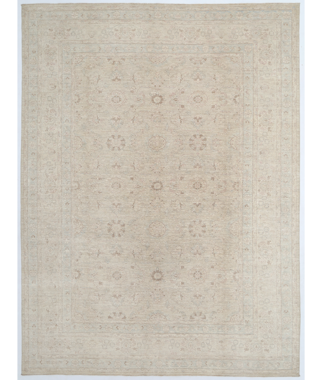 Hand Knotted Serenity Wool Rug  - 8&#39; 11&quot; X 11&#39; 9&quot; 8&#39; 11&quot; X 11&#39; 9&quot; (272 X 358) / Ivory / Ivory