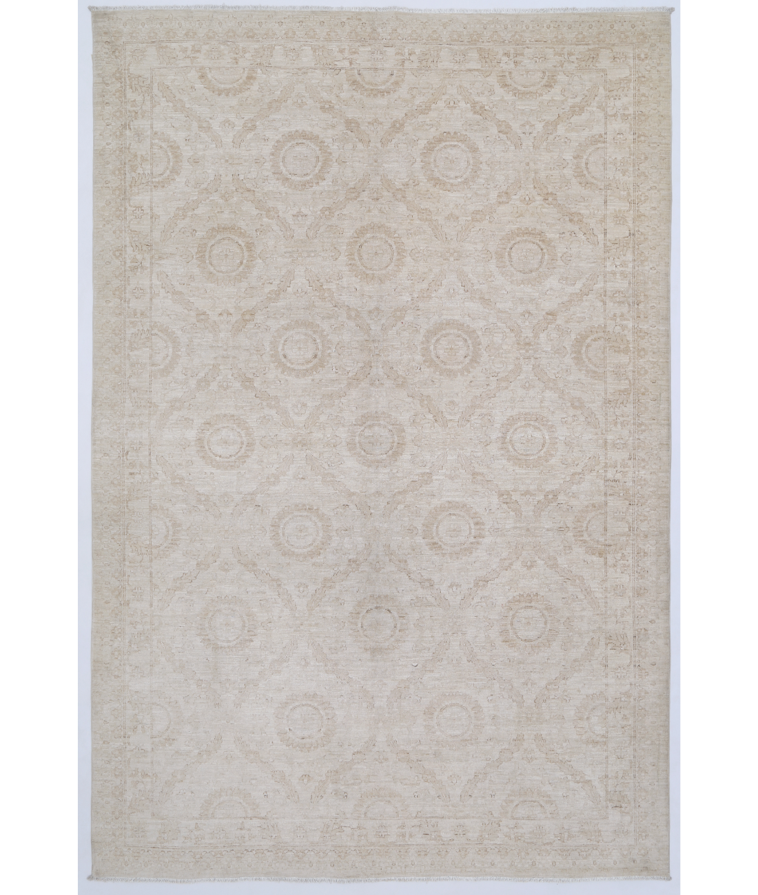 Hand Knotted Serenity Wool Rug  - 6&#39; 5&quot; X 9&#39; 8&quot; 6&#39; 5&quot; X 9&#39; 8&quot; (196 X 295) / Ivory / Ivory