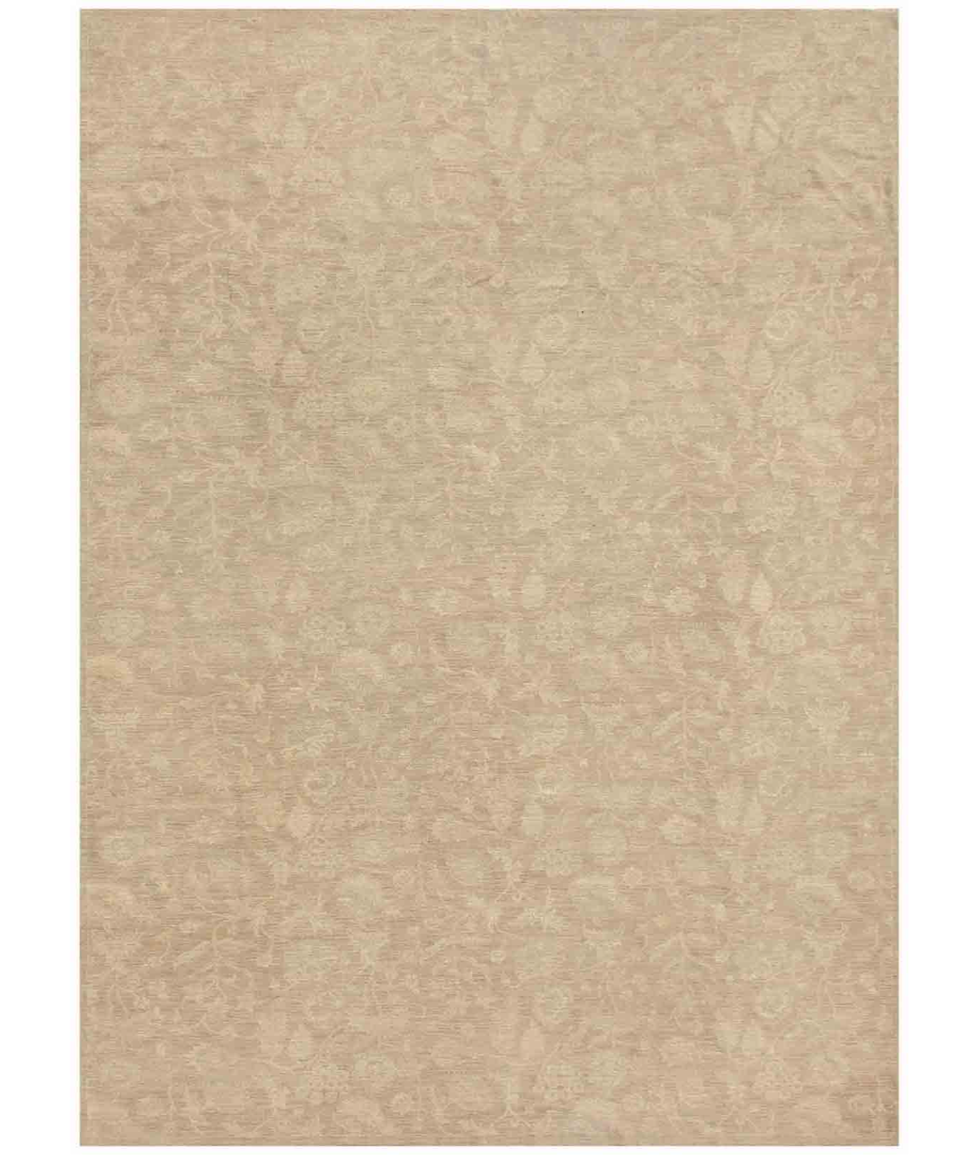 Hand Knotted Ziegler Wool Rug  - 10&#39; 1&quot; X 14&#39; 0&quot; 10&#39; 1&quot; X 14&#39; 0&quot; (307 X 427) / Black / Ivory