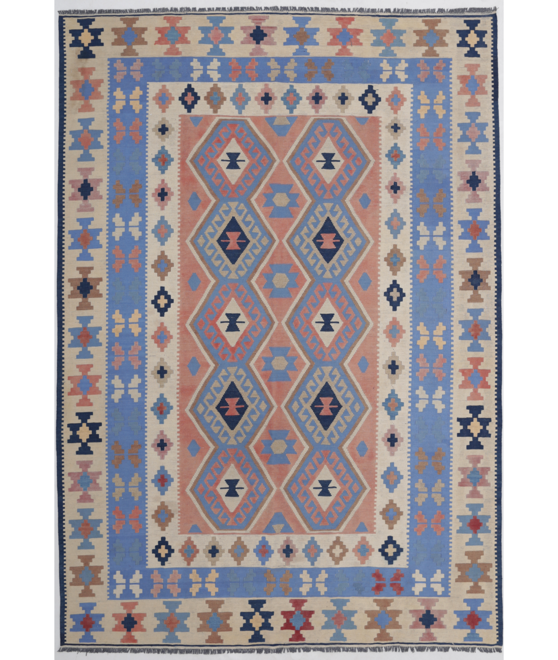 Hand Woven Kafkas Kilim Wool Kilim  - 6&#39; 0&quot; X 8&#39; 10&quot; 6&#39; 0&quot; X 8&#39; 10&quot; (183 X 269) / Multi / Multi